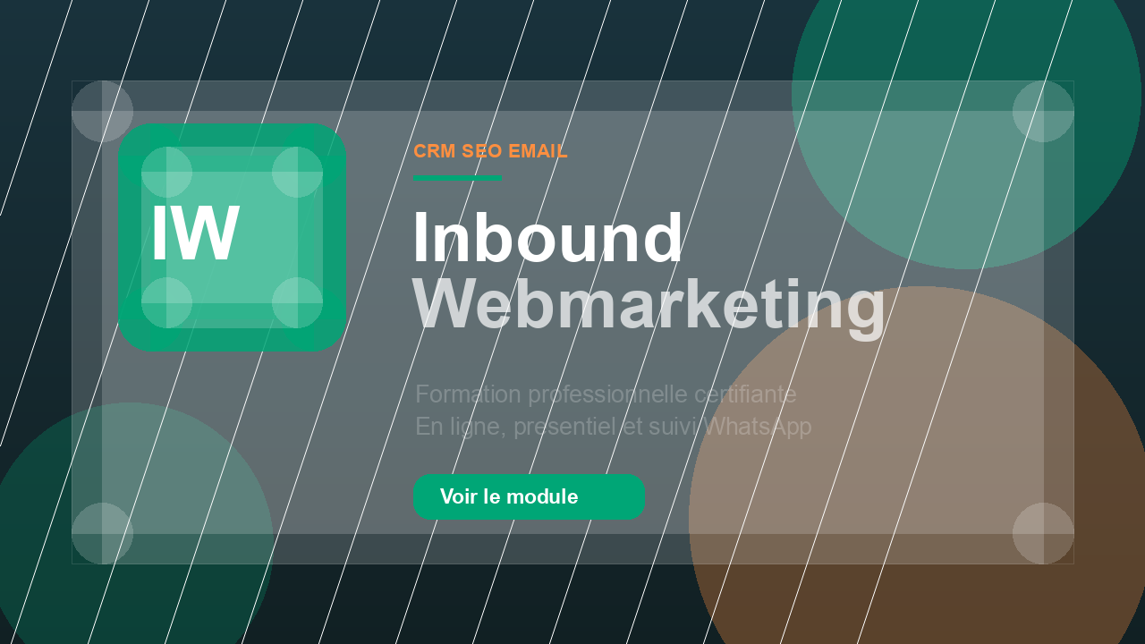 Inbound et Webmarketing